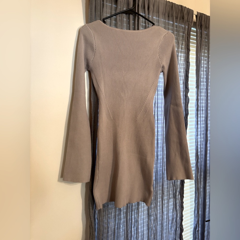 Wild flowers Small Gray sweater dress